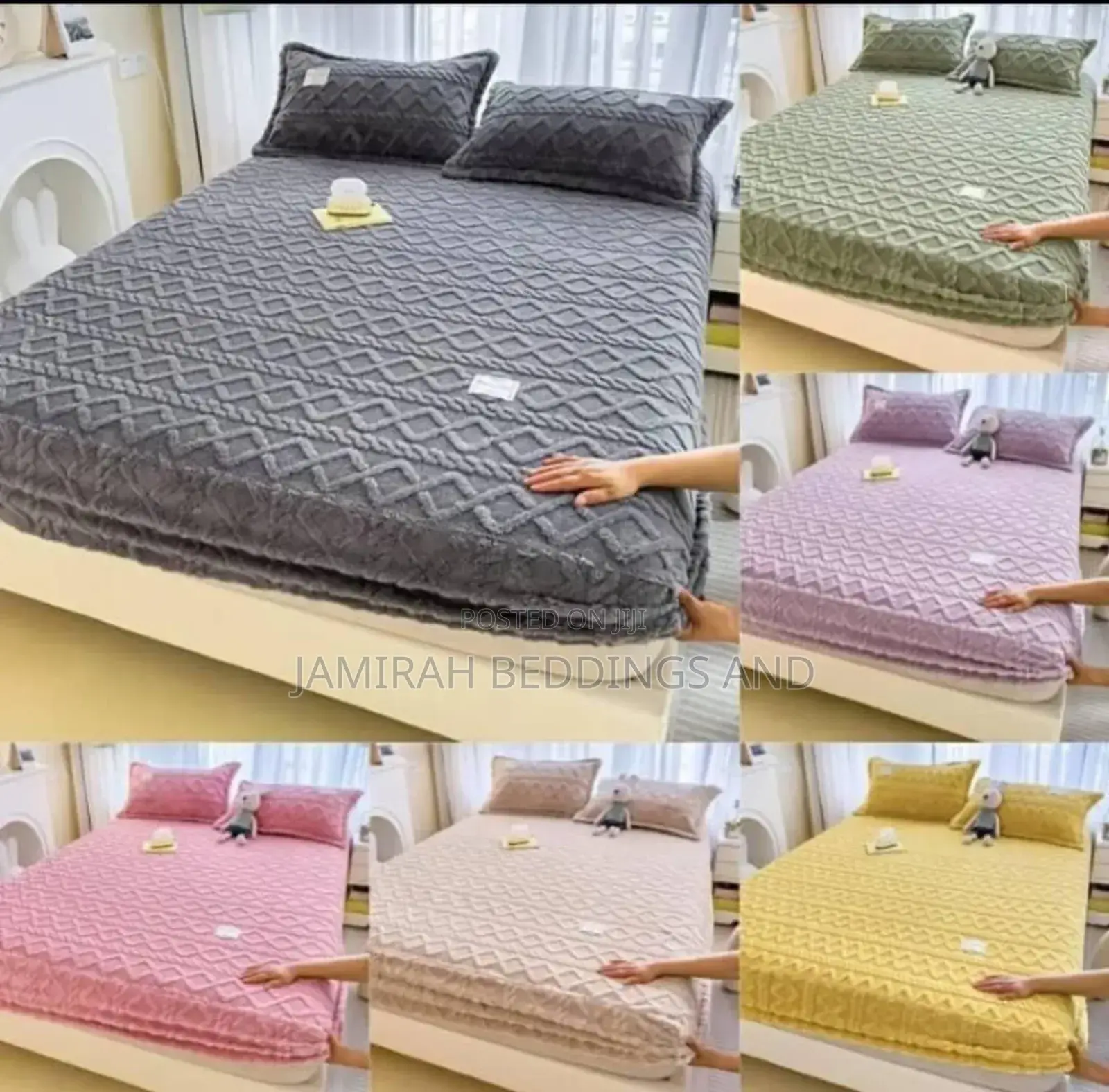 5*5and6*6 Woolen Cotton Mattress Protector
