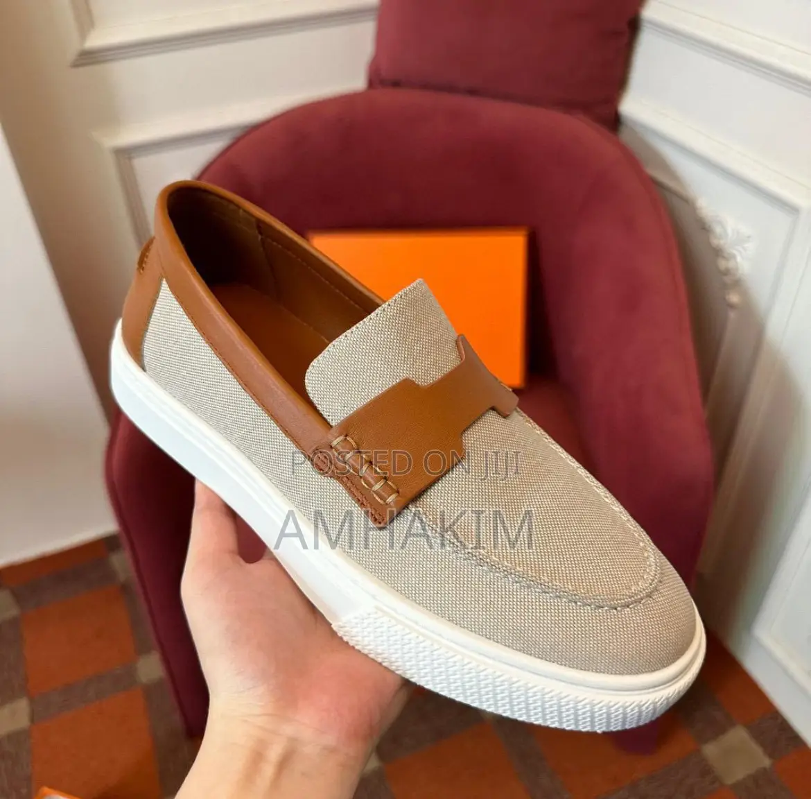 Classic Men Designer Hermes Loafers in Stock