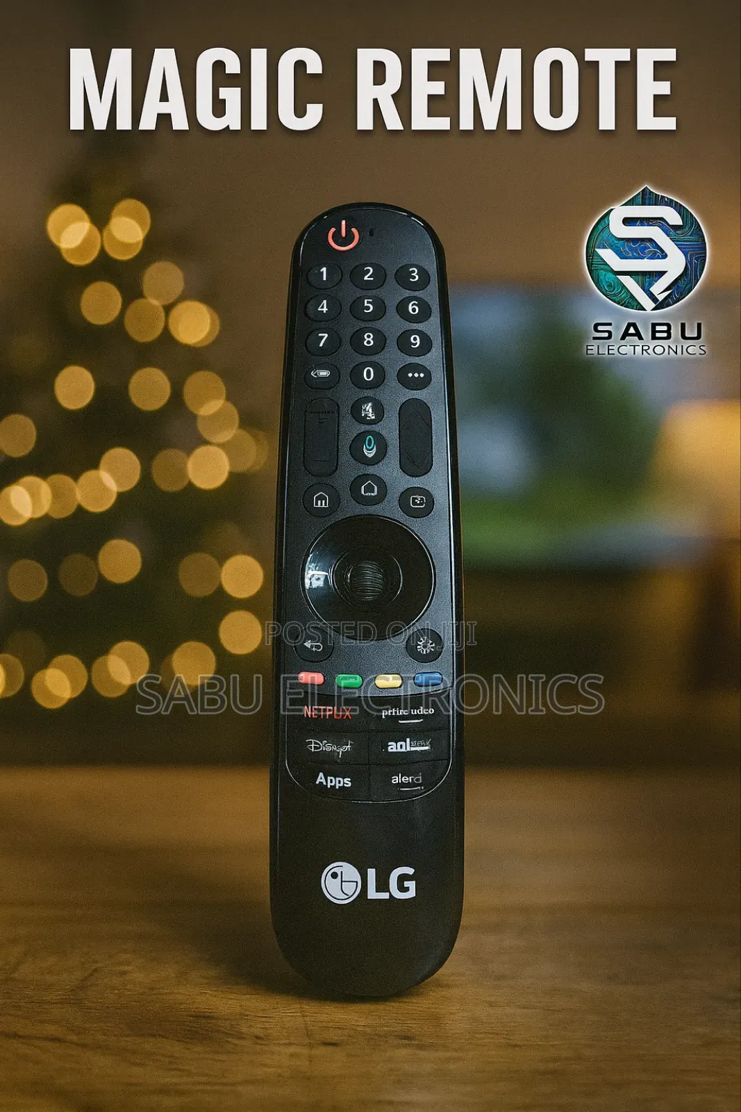 Original Smart Lg Magic Remote With Voice App Shortcuts