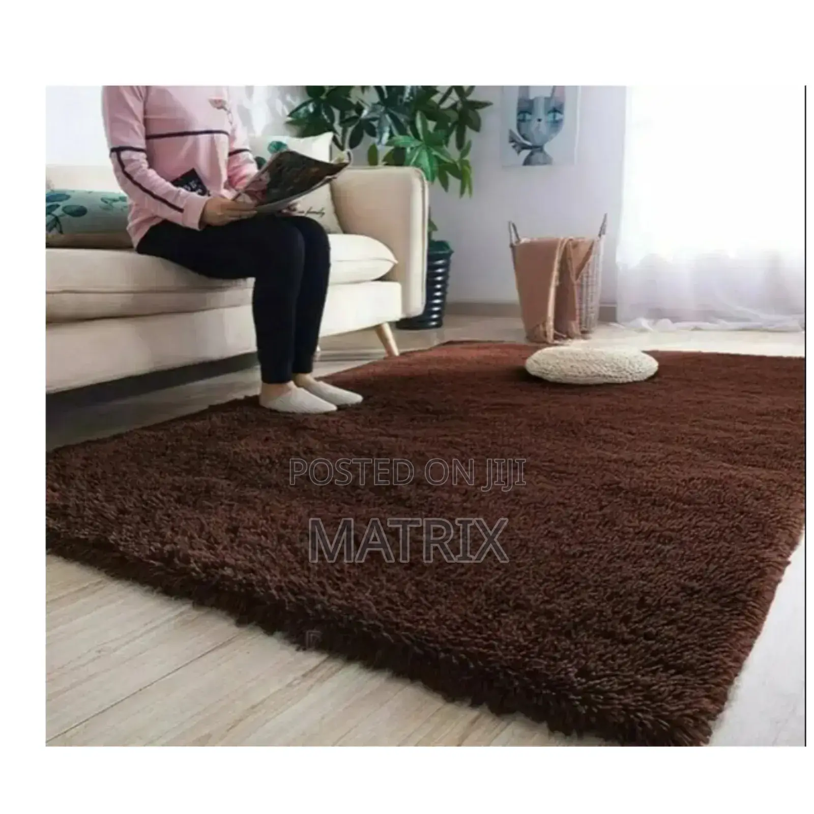 Fluffy Soft Carpet (1.2 by 2 Metres 
)