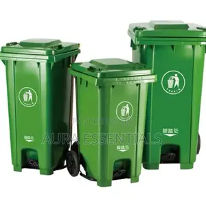Industrial Waste Bin / Dustbin With Wheels-120l