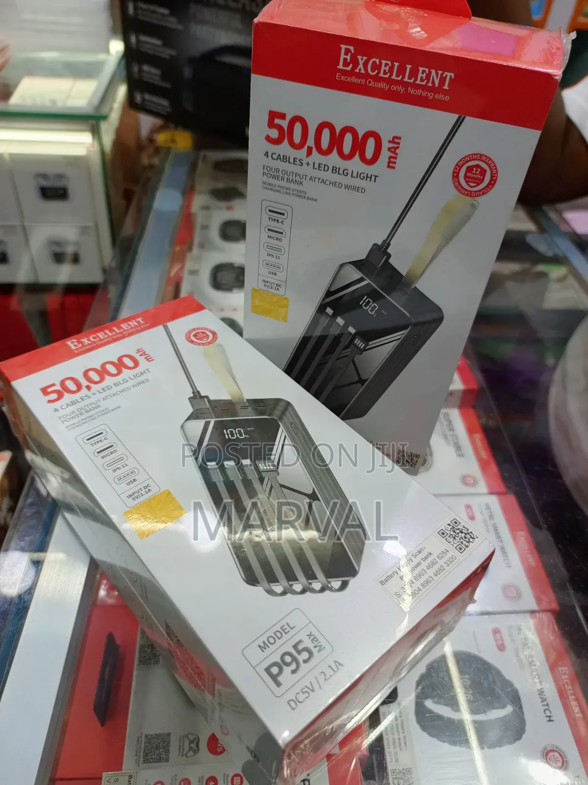 Excellent P95 50000mah Power Bank.