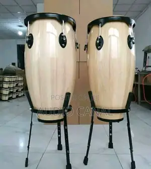 Brown Musical Drums