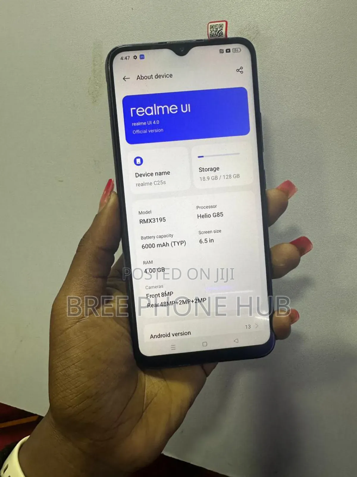 Realme C25Y 128 GB Black