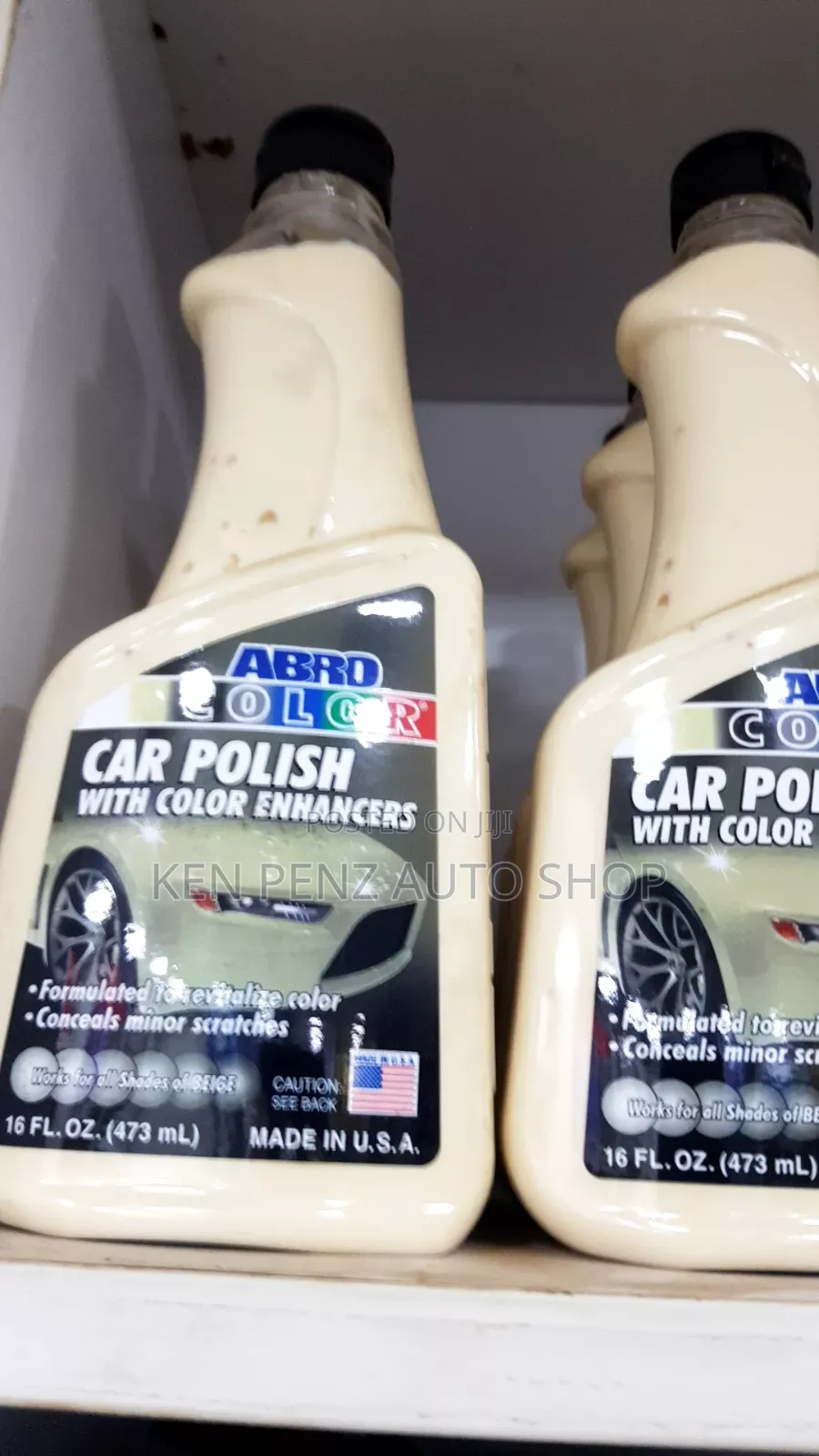 Abro Car Polish for White and Cream Cars