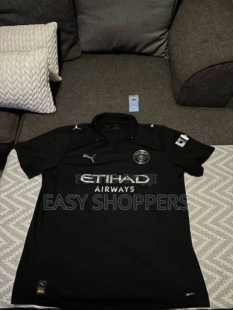 Manchester City 2026 Black Away Players Version Jersey