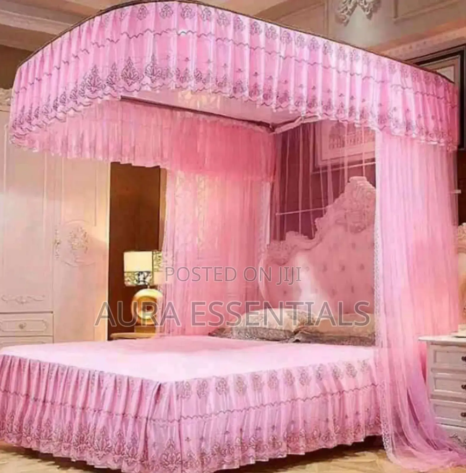 2 Stand Rail Mosquito Net 5by6 and 6by6 Color Vary Copy