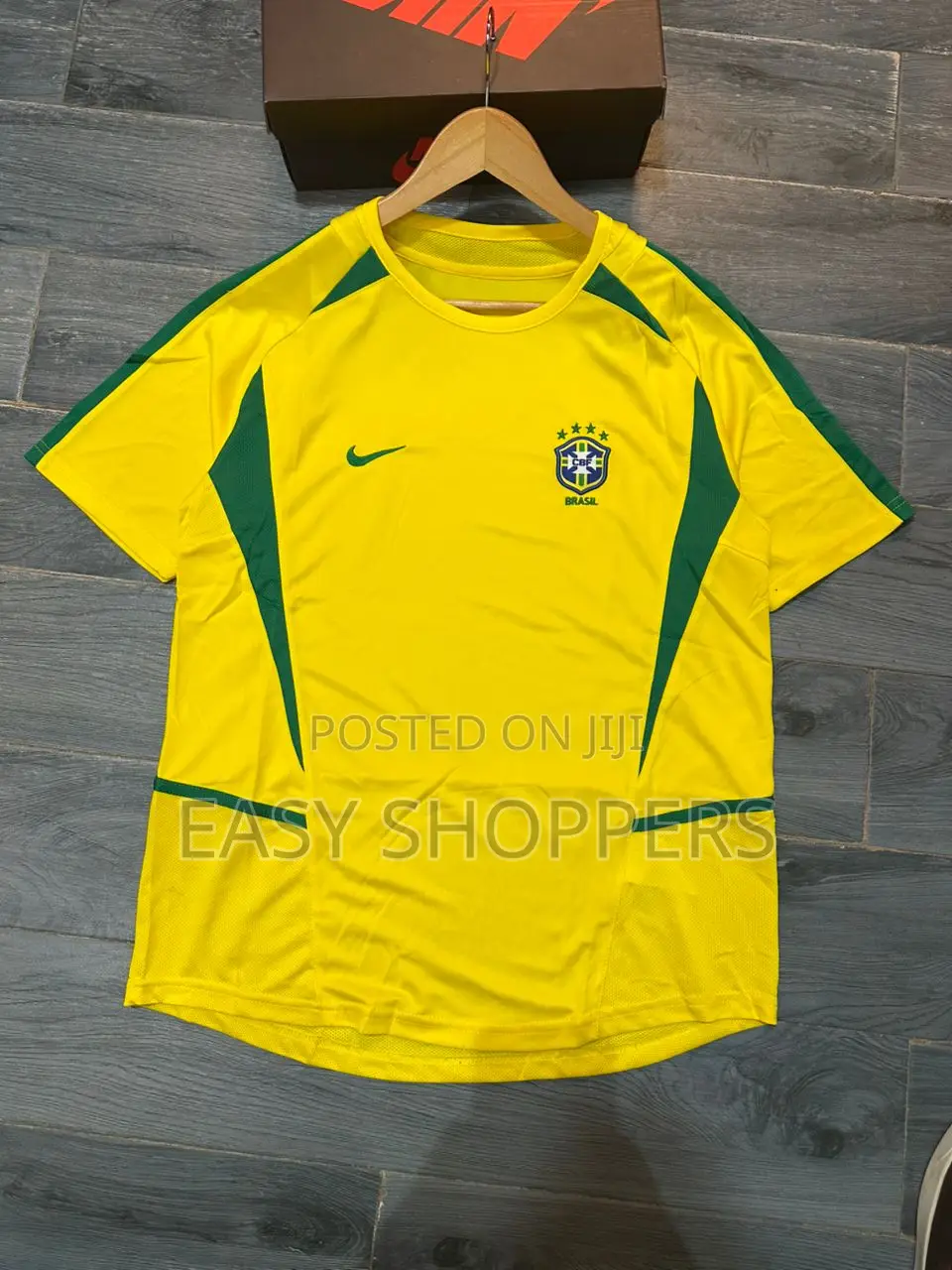 Brazil Vintage 2002/03 World Cup Home Soccer Jersey