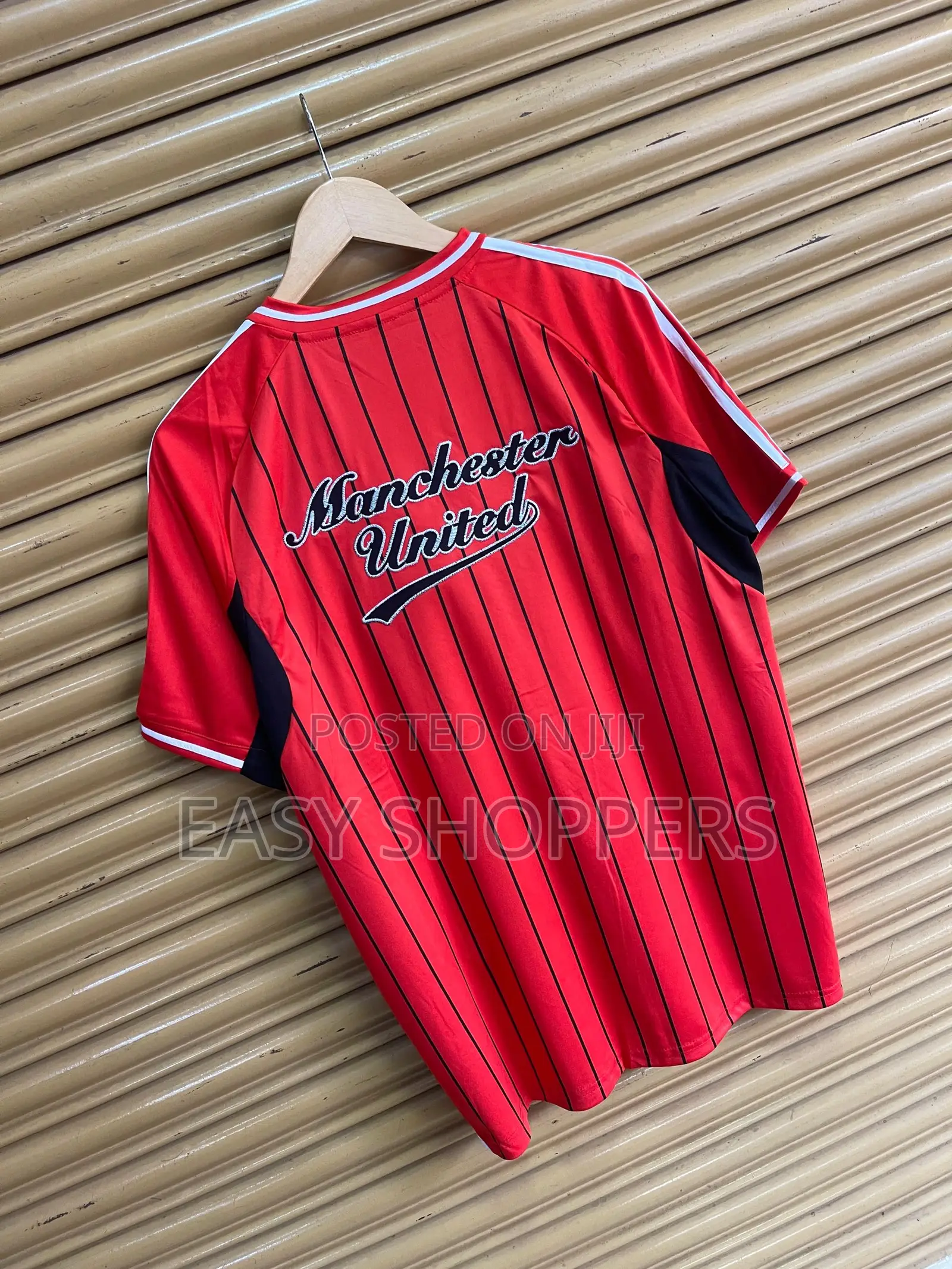 Manchester United Adidas Us Baseball Jersey - Red