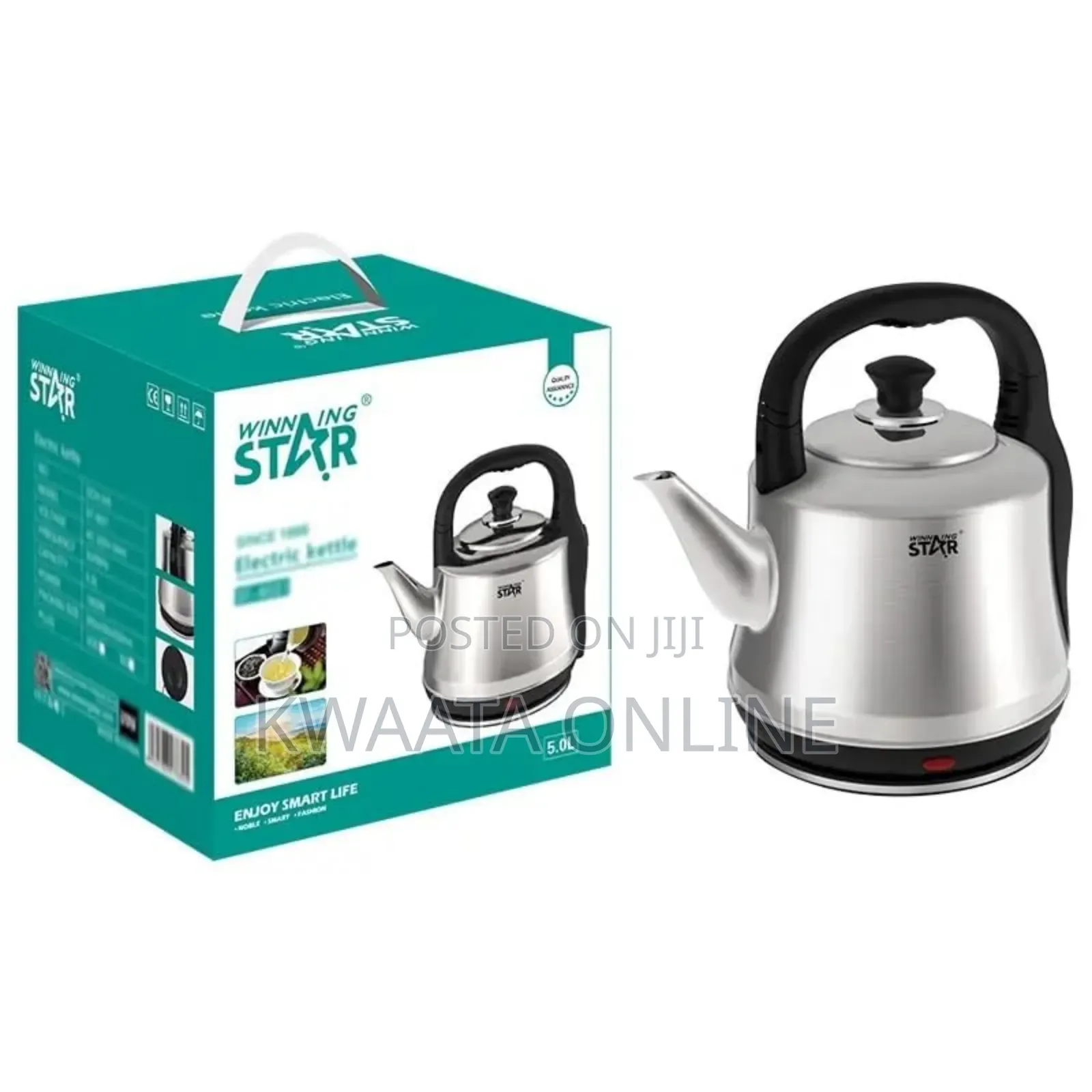 Winning Star 5l Electric Kettle,1800w Stainless Steel St-602