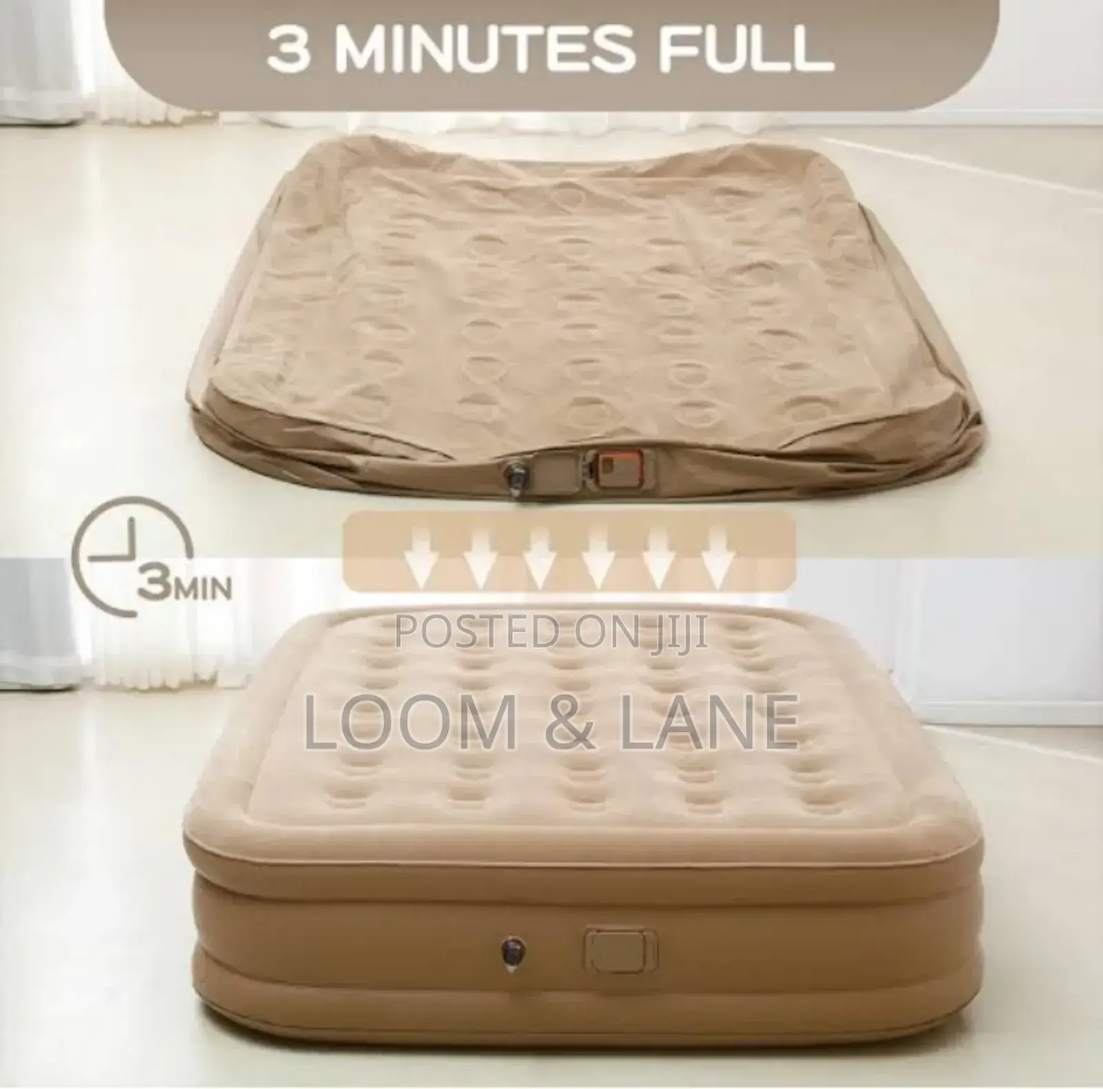 Self Inflated Big Size Air Mattress Bed