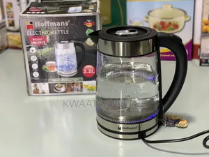 Hoffmans Hm-2513 Glass Kettle With Led Blue Lighting 2000w