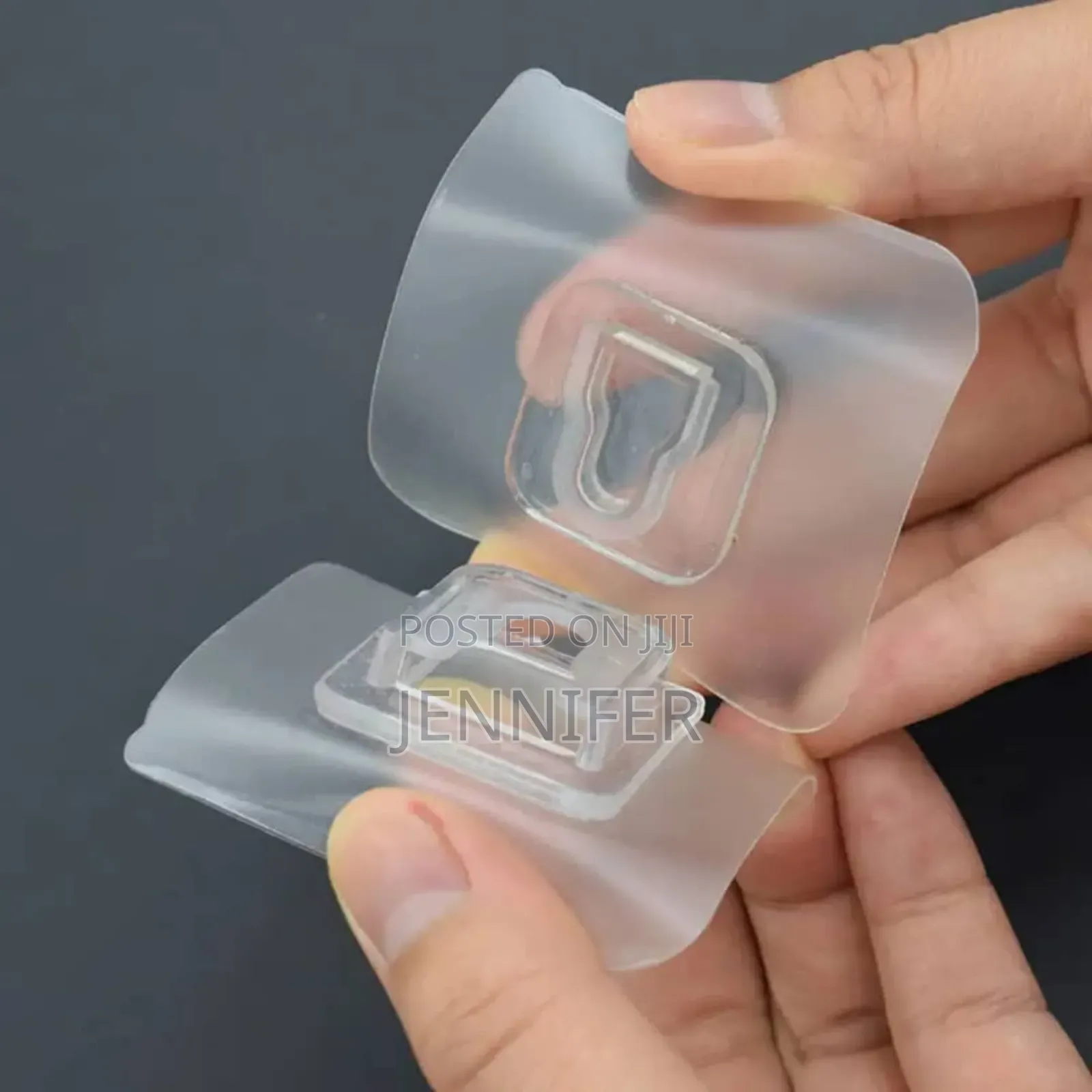 2pcs Double-Sided Adhesive Wall Hooks