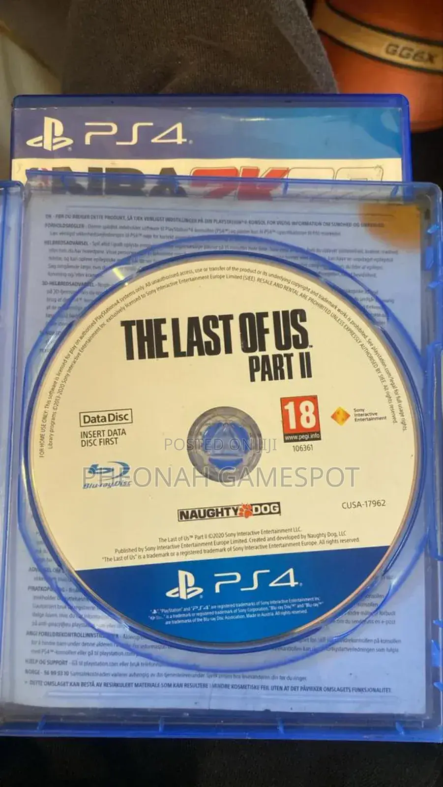 The Last of Us Part 2 Game Cd for Ps4