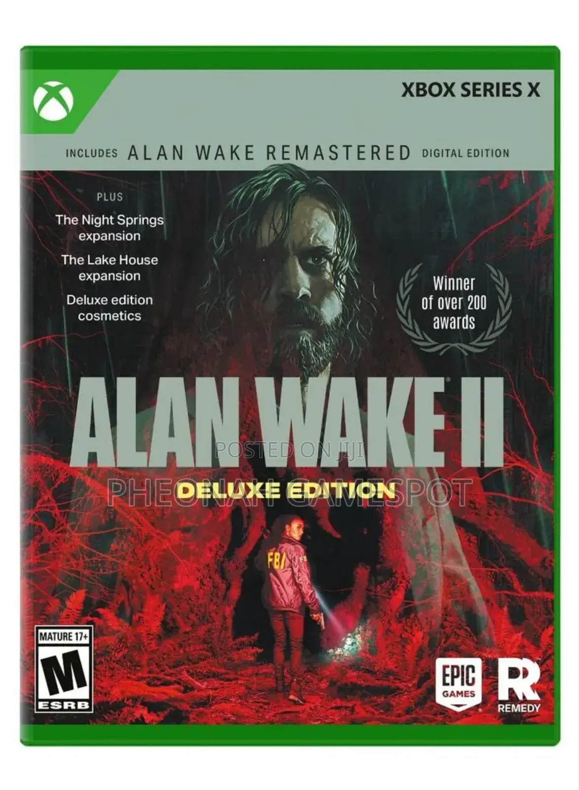 Alan Wake 2 Game Cd For Xbox