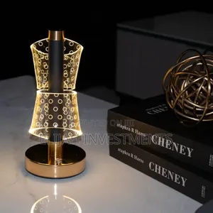 Nordic Simple Minimalist Rechargeable Golden Lamp