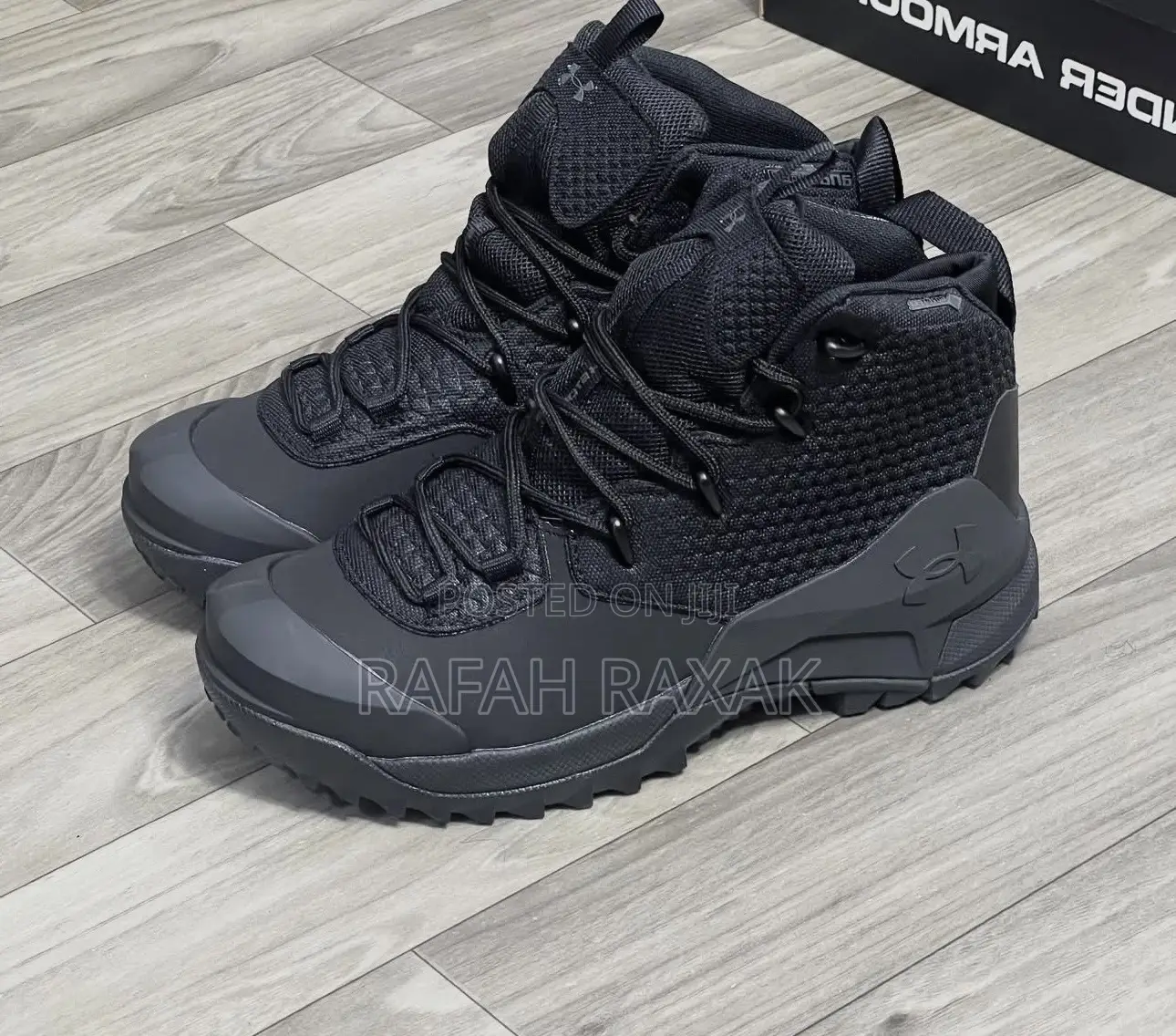 Men’S Black Under Armour Gore-tex Hiking Boots