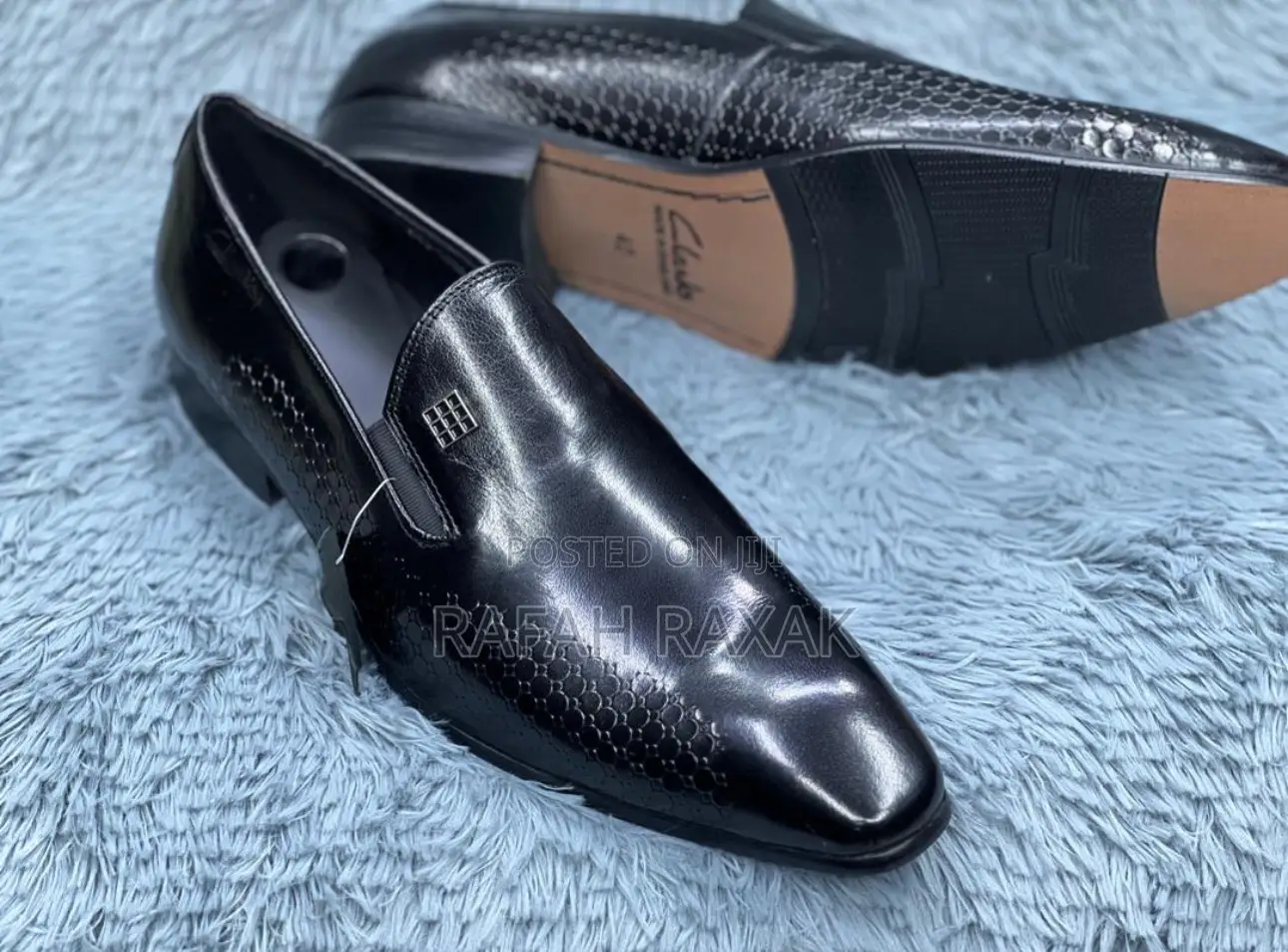 Men’S Super Classic Black Clarks Formal/Gentle Office Shoes