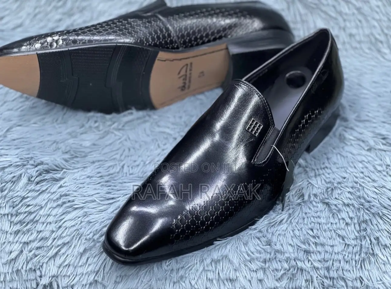 Men’S Super Classic Black Clarks Formal/Gentle Office Shoes