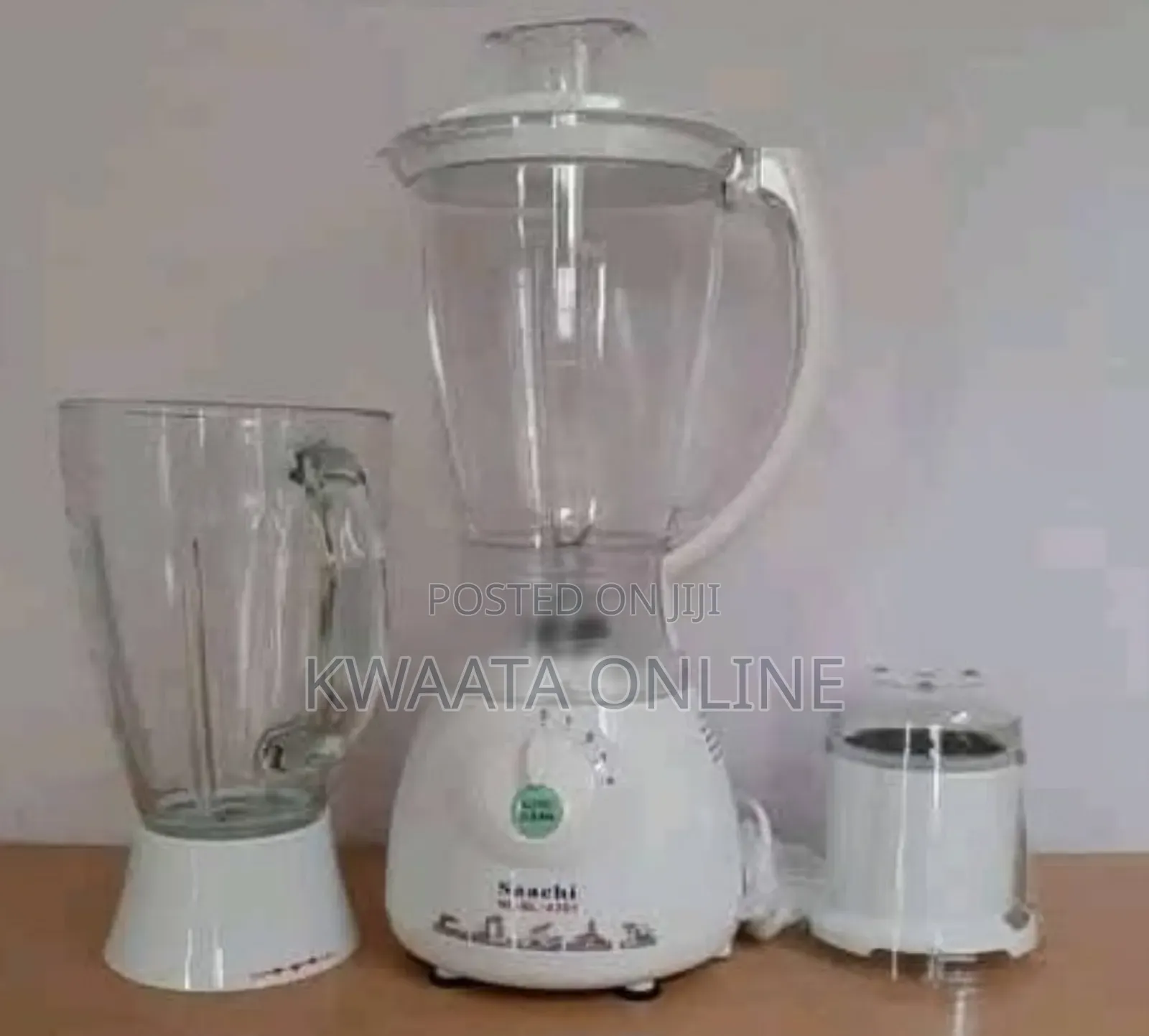Saachi 3 in 1 Blender Nl-Bl-4361-White With Auto-Clean