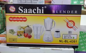 3 in 1 Blender Saachi Nl-Bl-4361-White With Auto-Clean