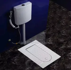 Ceramic Squatting Toilet With Cover