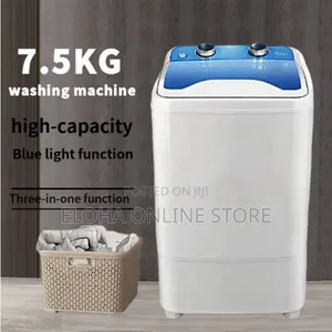 7.5kg High-Capacity, Three-in-One Portable Washing Machine
