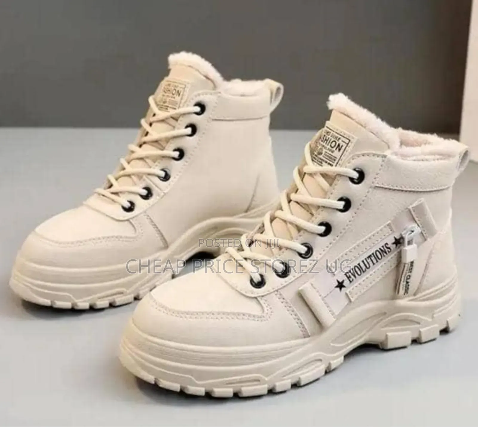 Cream Lady Sneakers for Women Women
