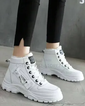 Ladies White Girl, Women Sneakers