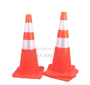 Photo - 2pcs Safety Traffic Cones With 75cm