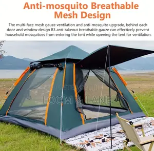 Outdoor Camping Tent for 6 People Color Vary