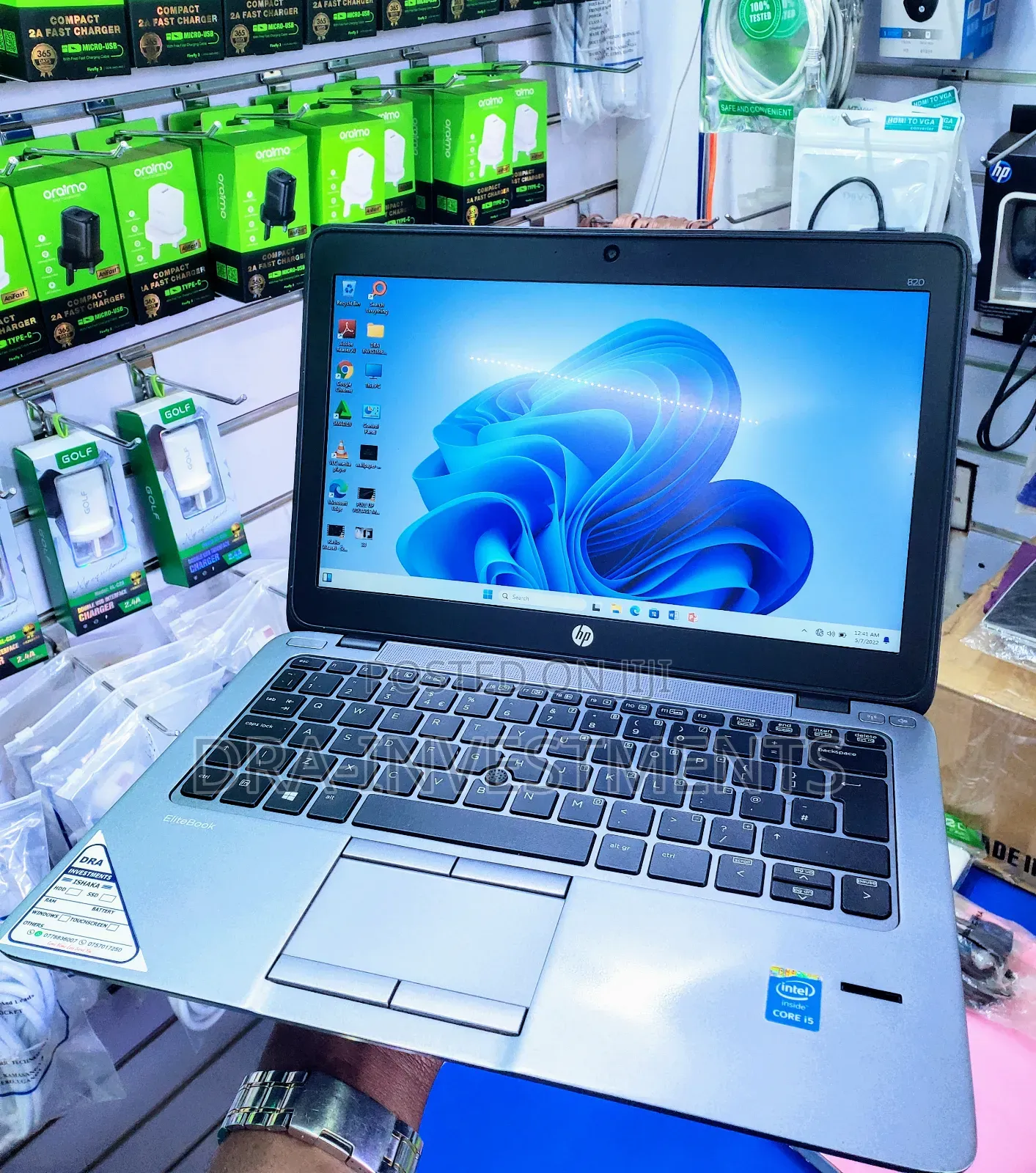Laptop HP EliteBook 820 G2 8GB Intel Core I5 HDD 500GB