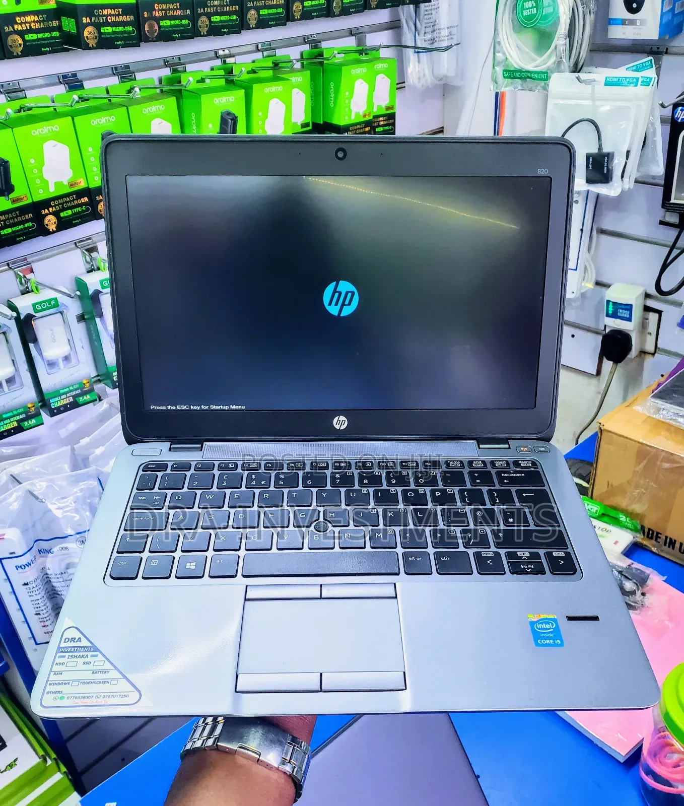 Laptop HP EliteBook 820 G2 8GB Intel Core I5 HDD 500GB