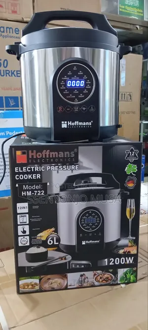Hoffmans 6l Electric Pressure Cooker Hm-722 - 1200w Power