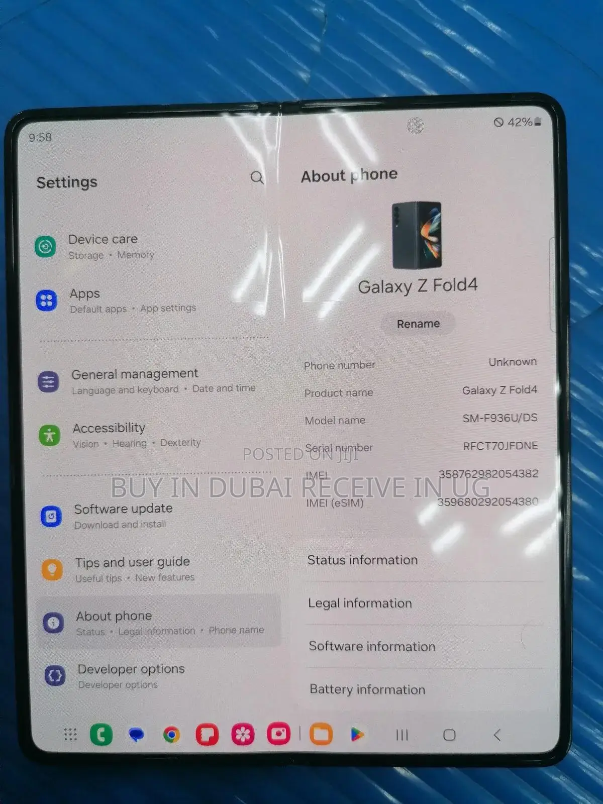 Samsung Galaxy Z Fold4 256 GB Black