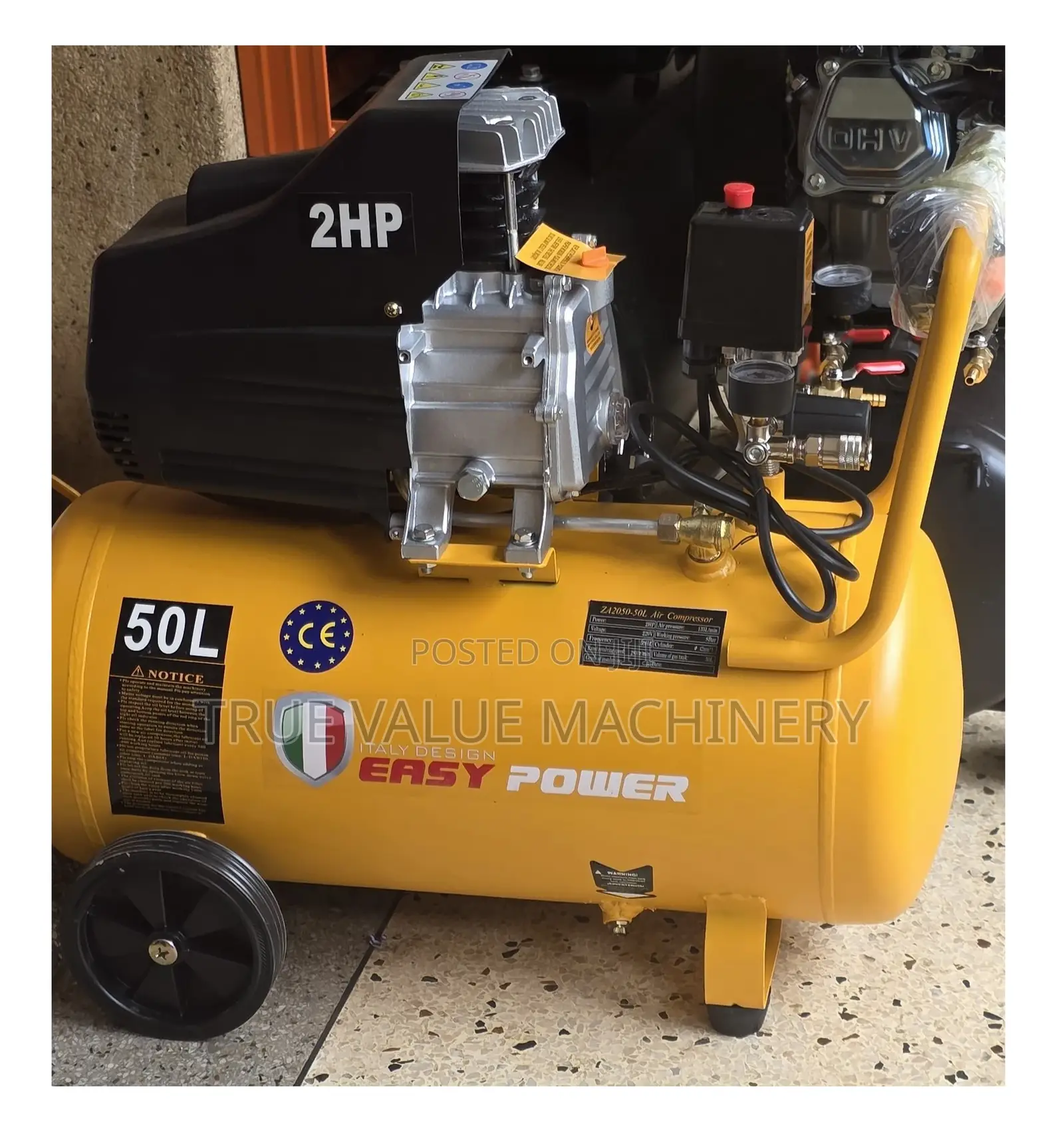 Easy Power Electric Air Compressor 50 Litres