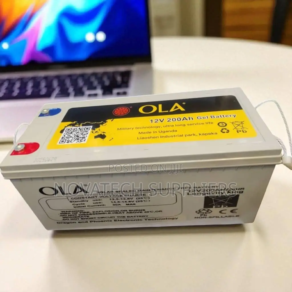 200 Ah German Make Ola Gel Solar Battery/ Long Lifespan Juko