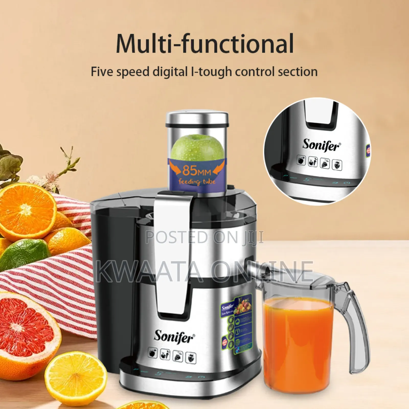 Sonifer Sf-5539 Multifunctional Digital Juicer Extractor