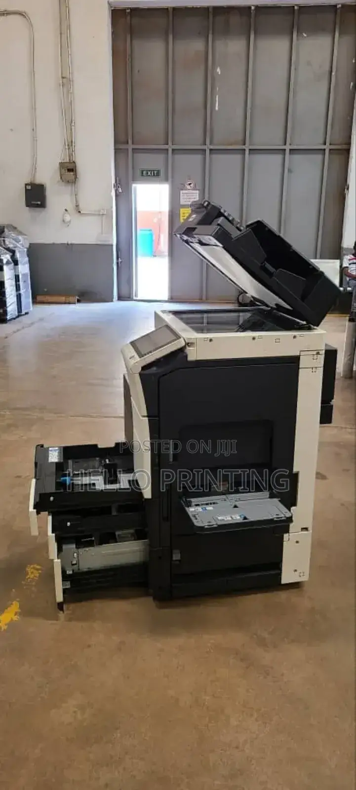 Bizhub C458 New Stock – Handles Colored Reports Beautifully