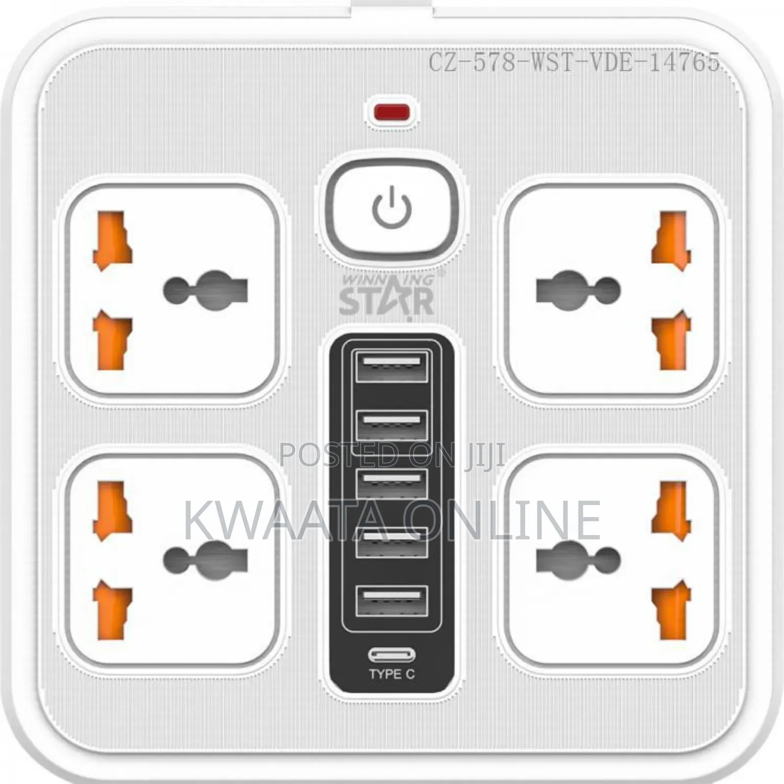 St-4031 Winning Star Ac 220v-250v 10a/2500w 4-way Extension