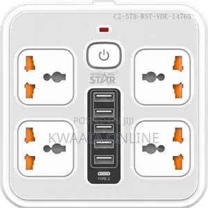 St-4031 Winning Star Ac 220v-250v 10a/2500w 4-way Extension