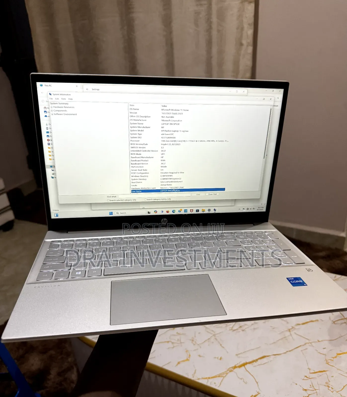 New Laptop HP Pavilion 15 12GB Intel Core I5 SSD 512GB