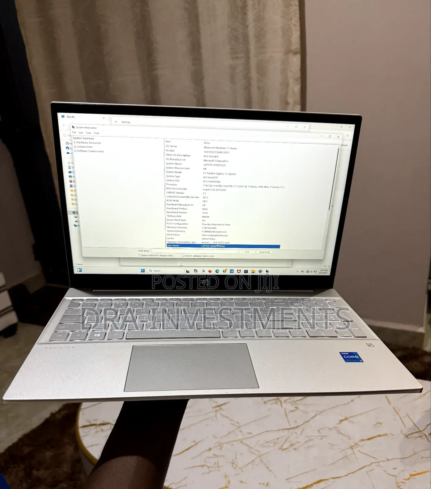 New Laptop HP Pavilion 15 12GB Intel Core I5 SSD 512GB