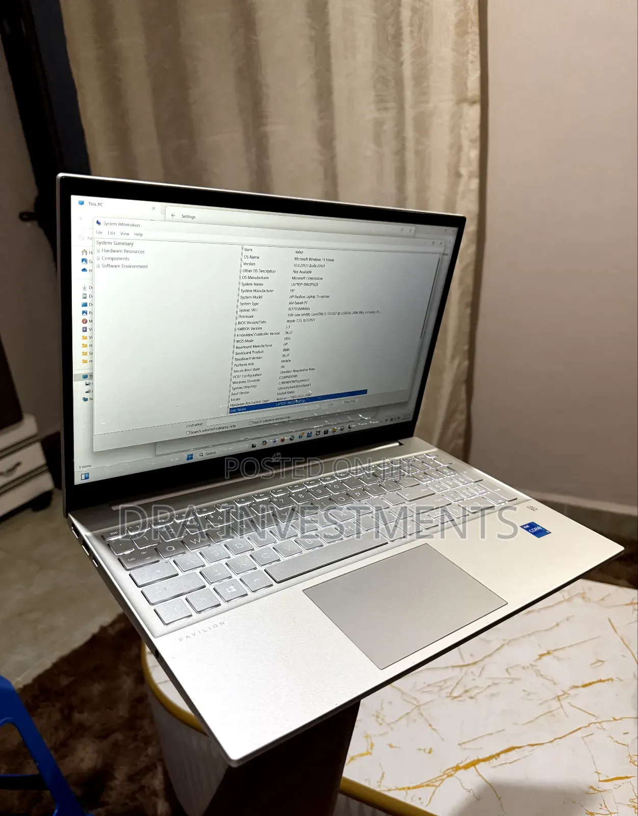 New Laptop HP Pavilion 15 12GB Intel Core I5 SSD 512GB