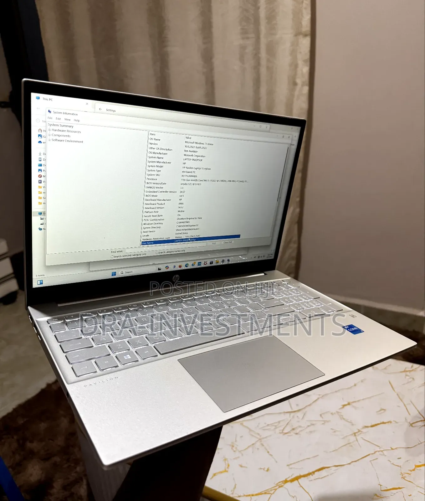 New Laptop HP Pavilion 15 12GB Intel Core I5 SSD 512GB