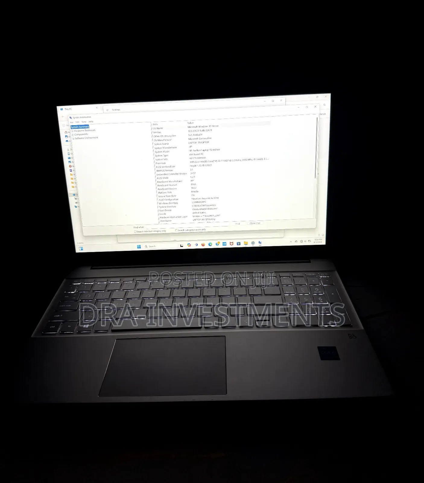 New Laptop HP Pavilion 15 12GB Intel Core I5 SSD 512GB