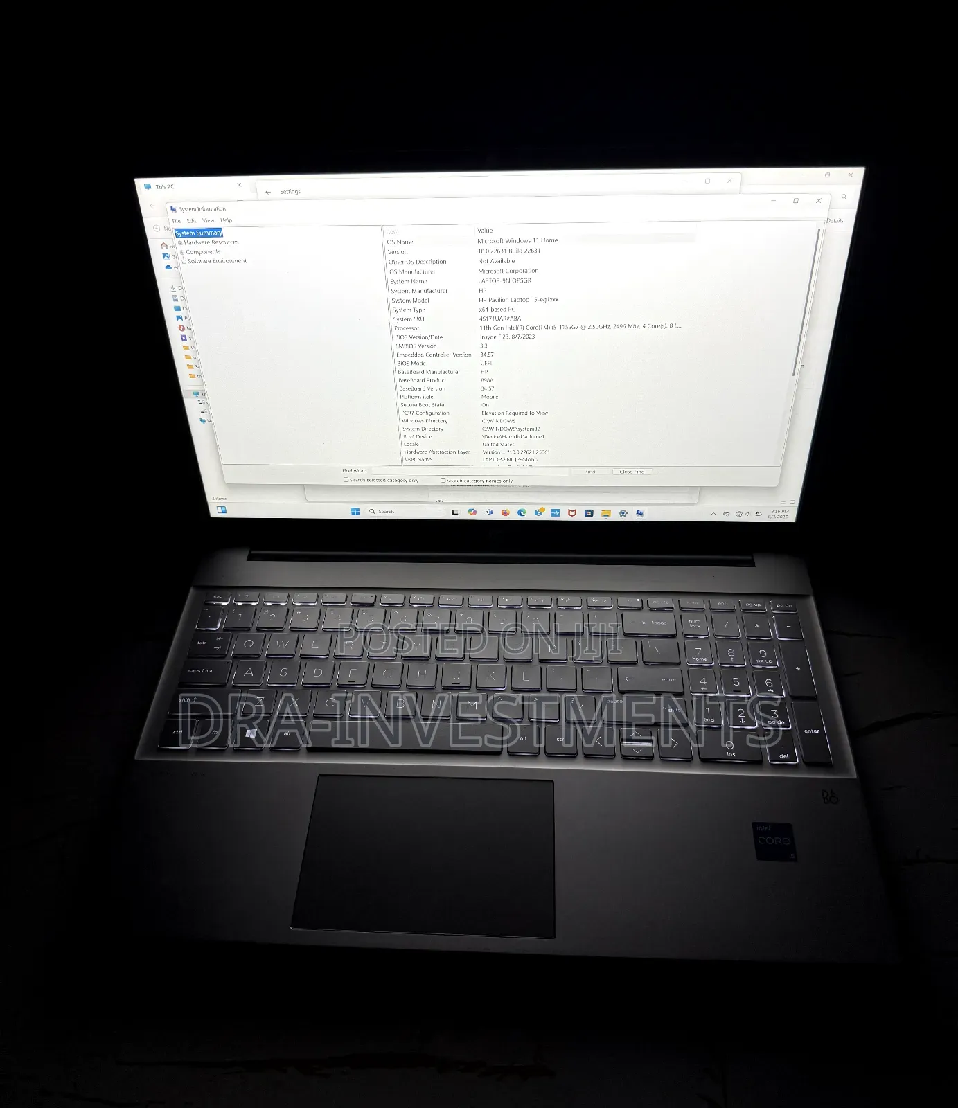 New Laptop HP Pavilion 15 12GB Intel Core I5 SSD 512GB