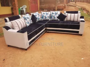 White and Black Sofa
