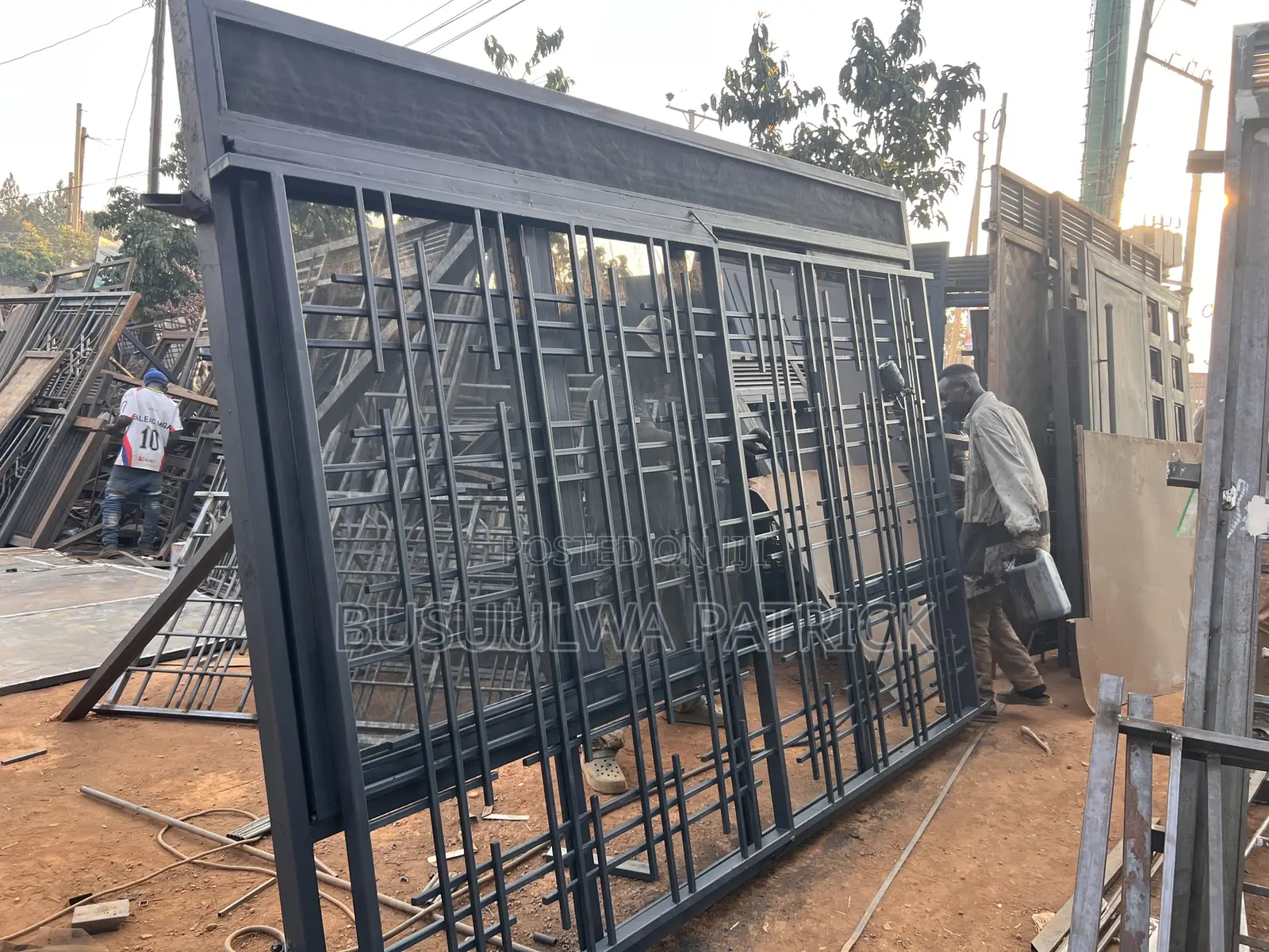 Windows at Busuulwa Metal Fabricions