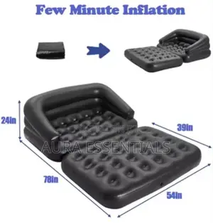 Air Mattress Sofa Couch and Bed With Air Pump